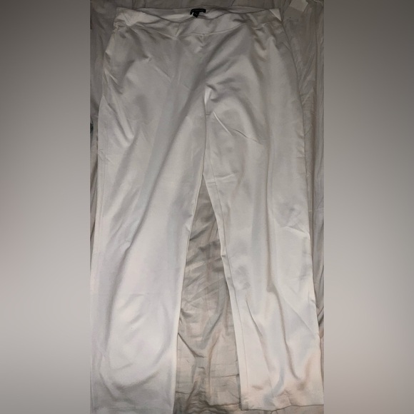 Eileen Fisher Washable Flex Ponte Pant white XL NWT Tencel blend minimalist - Picture 4 of 6